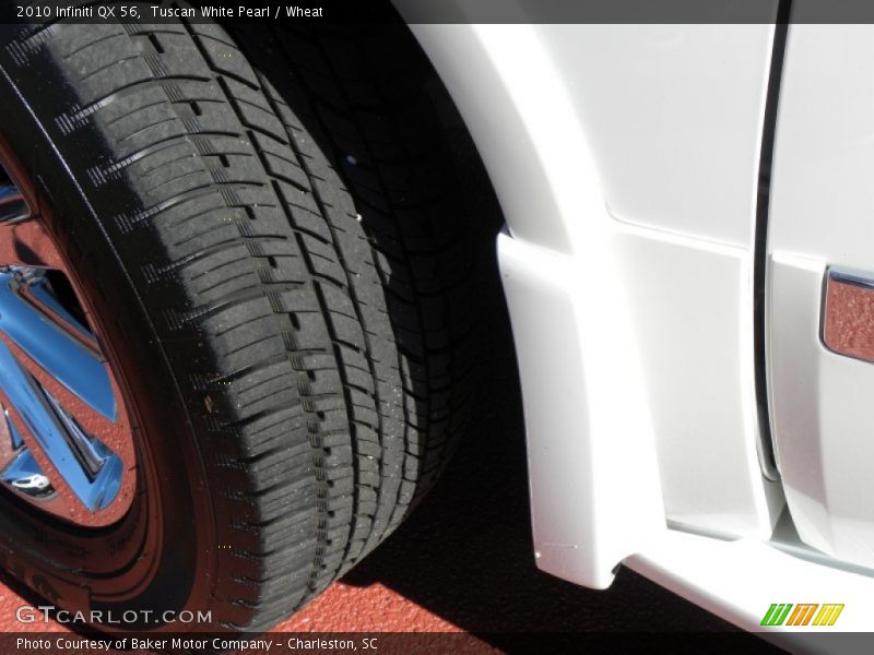 Tuscan White Pearl / Wheat 2010 Infiniti QX 56
