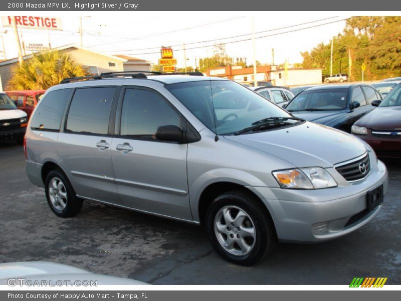 Highlight Silver / Gray 2000 Mazda MPV LX