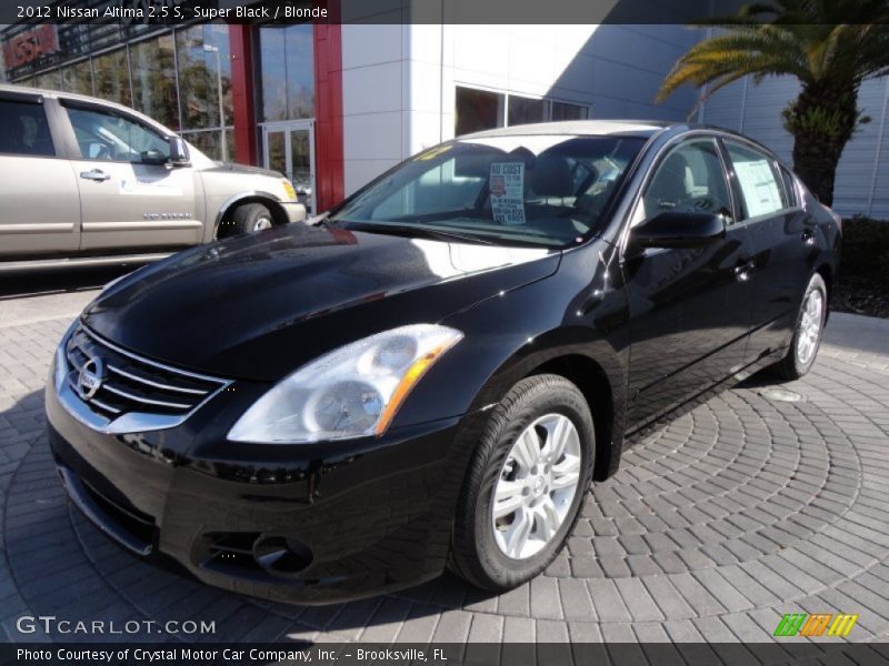 Super Black / Blonde 2012 Nissan Altima 2.5 S
