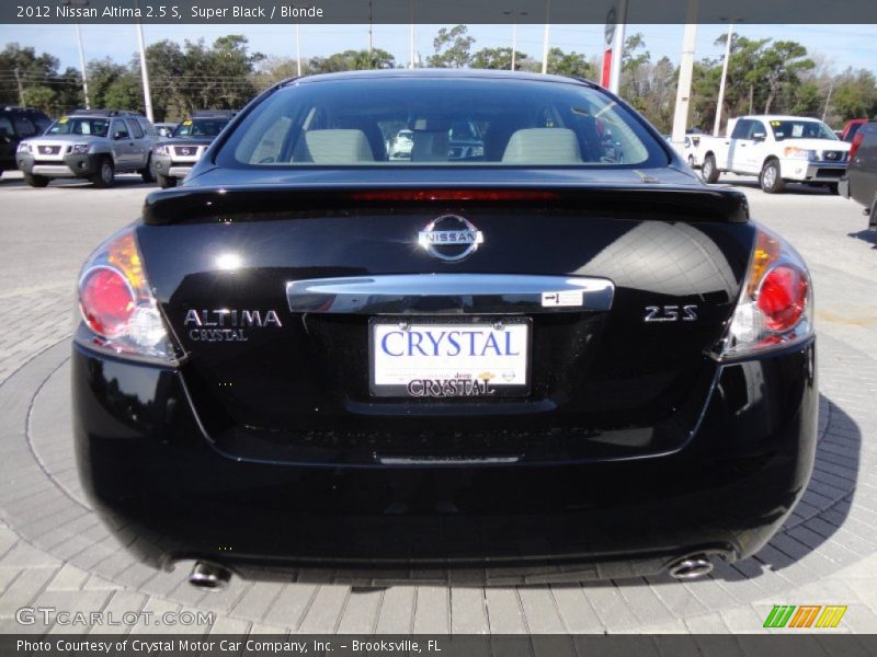 Super Black / Blonde 2012 Nissan Altima 2.5 S