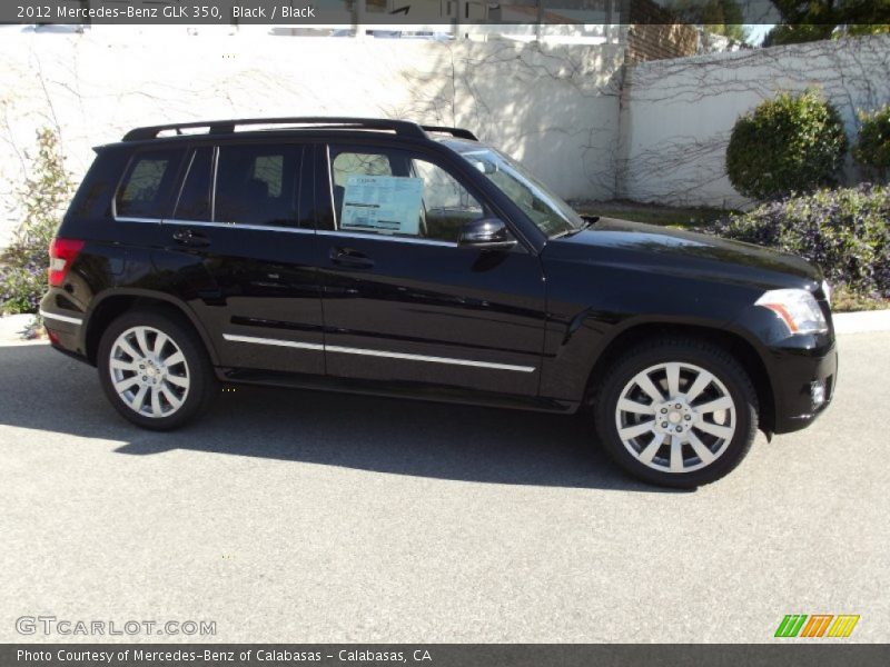 Black / Black 2012 Mercedes-Benz GLK 350