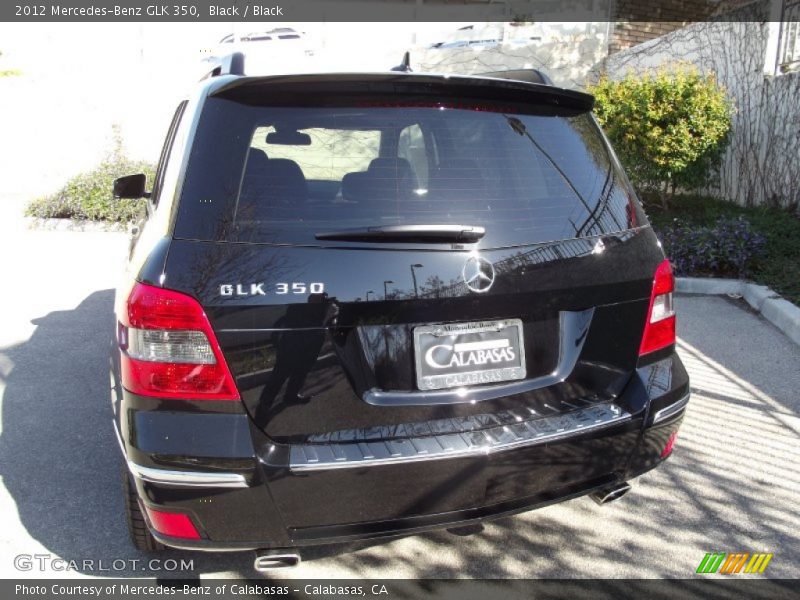 Black / Black 2012 Mercedes-Benz GLK 350