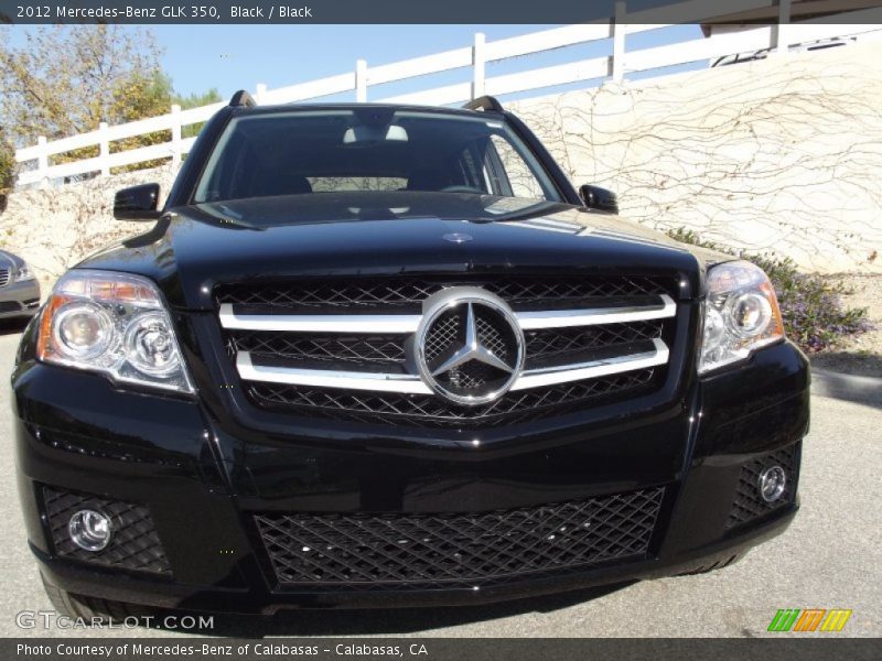 Black / Black 2012 Mercedes-Benz GLK 350