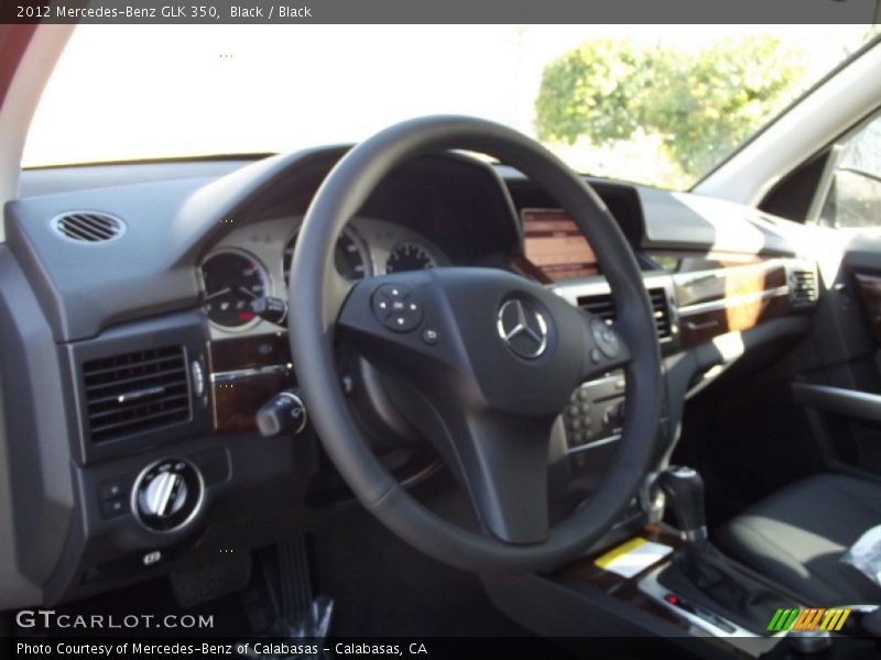 Black / Black 2012 Mercedes-Benz GLK 350