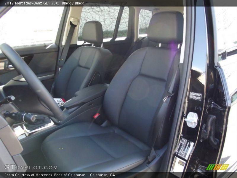 Black / Black 2012 Mercedes-Benz GLK 350