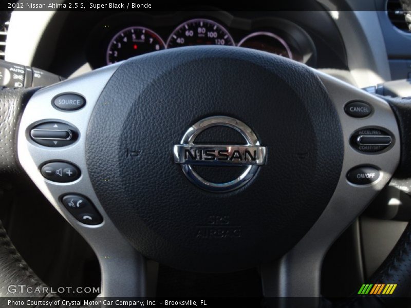Super Black / Blonde 2012 Nissan Altima 2.5 S