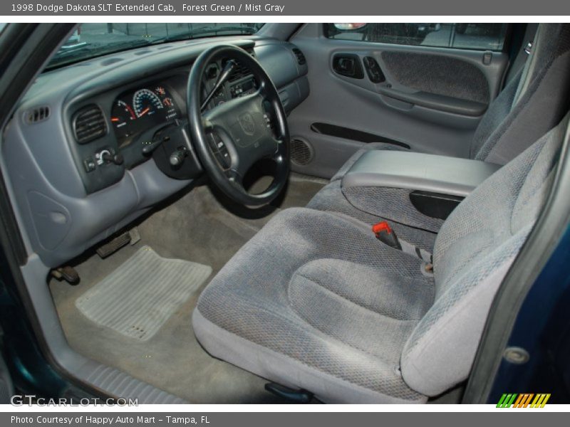 Forest Green / Mist Gray 1998 Dodge Dakota SLT Extended Cab