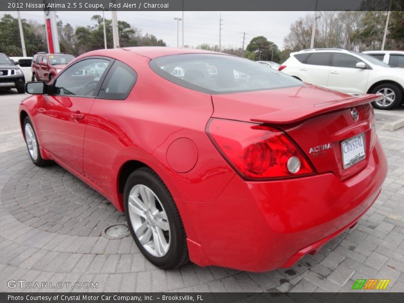 Red Alert / Charcoal 2012 Nissan Altima 2.5 S Coupe