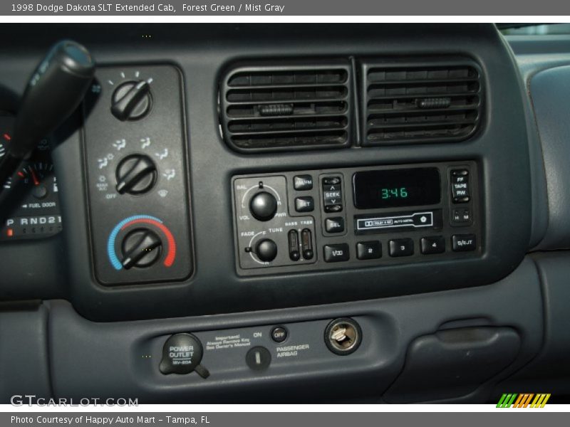 Forest Green / Mist Gray 1998 Dodge Dakota SLT Extended Cab