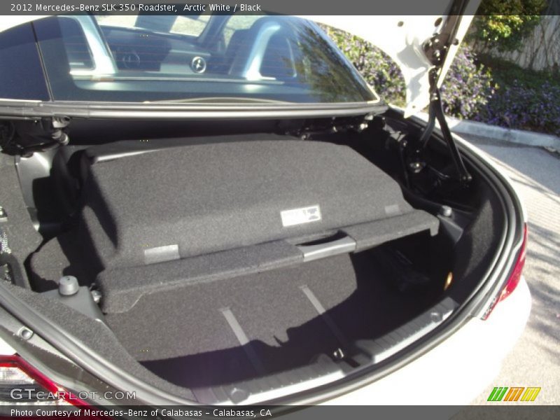 Arctic White / Black 2012 Mercedes-Benz SLK 350 Roadster