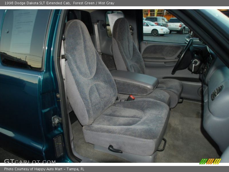 Forest Green / Mist Gray 1998 Dodge Dakota SLT Extended Cab
