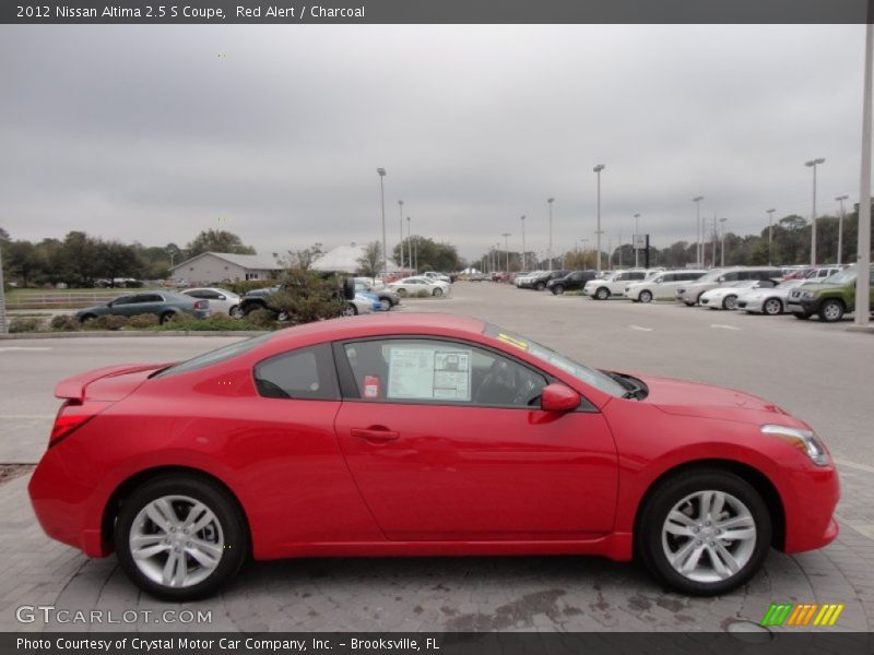 Red Alert / Charcoal 2012 Nissan Altima 2.5 S Coupe