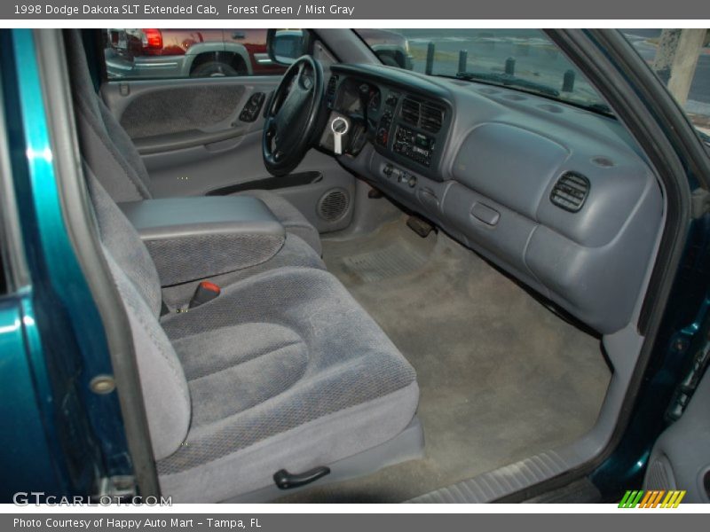Forest Green / Mist Gray 1998 Dodge Dakota SLT Extended Cab