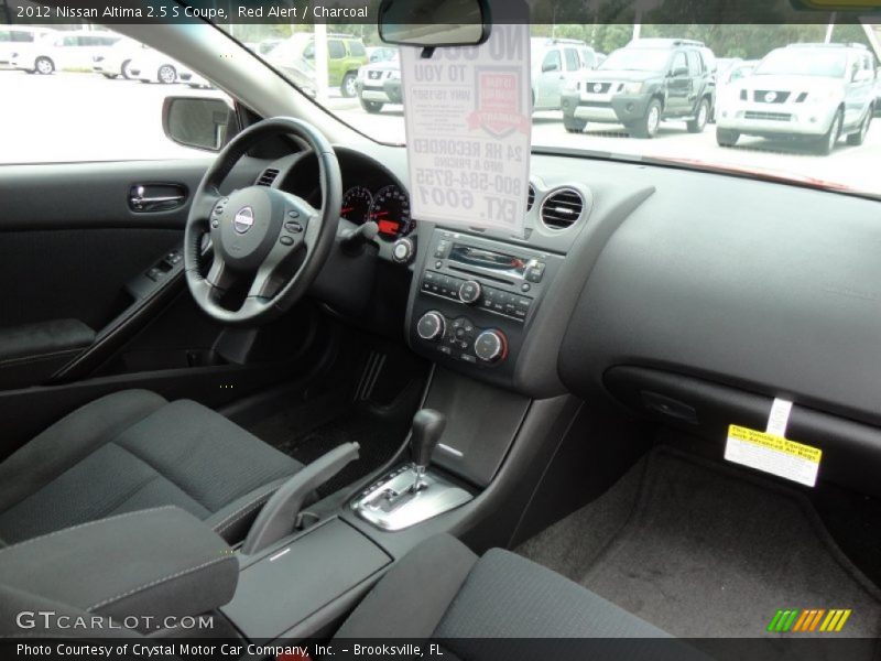Red Alert / Charcoal 2012 Nissan Altima 2.5 S Coupe