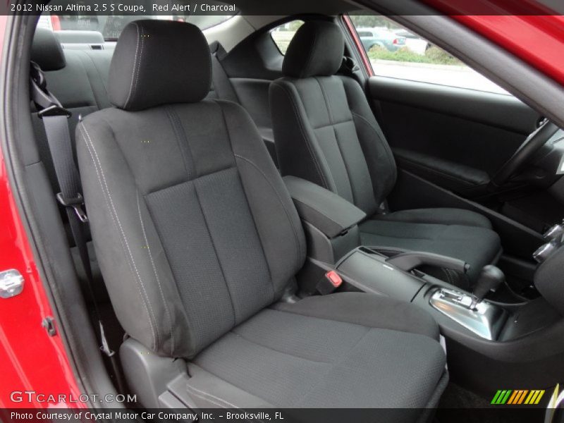 Red Alert / Charcoal 2012 Nissan Altima 2.5 S Coupe