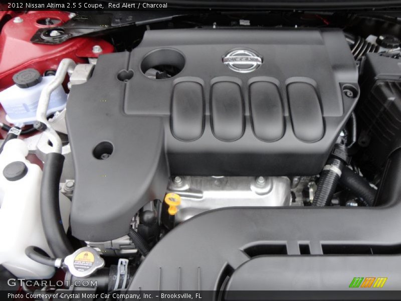  2012 Altima 2.5 S Coupe Engine - 2.5 Liter DOHC 16-Valve CVTCS 4 Cylinder