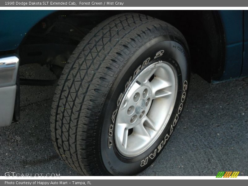 Forest Green / Mist Gray 1998 Dodge Dakota SLT Extended Cab