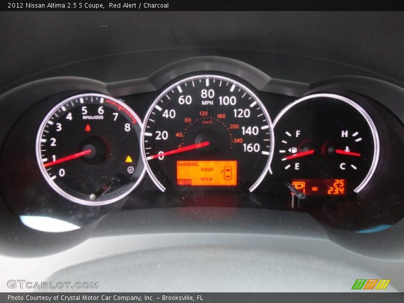  2012 Altima 2.5 S Coupe 2.5 S Coupe Gauges