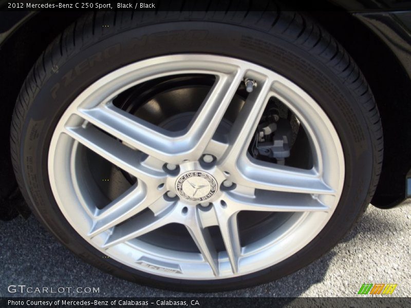 Black / Black 2012 Mercedes-Benz C 250 Sport