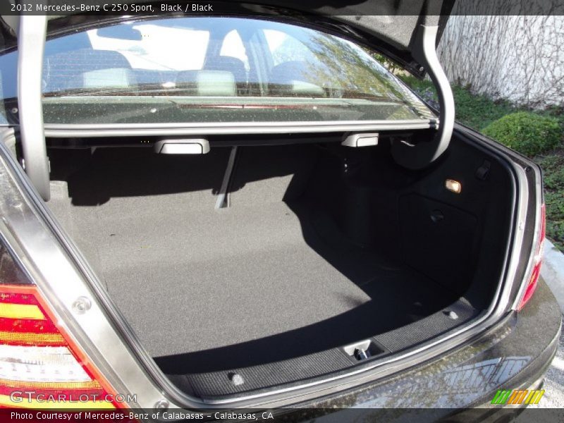 Black / Black 2012 Mercedes-Benz C 250 Sport