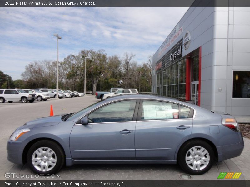 Ocean Gray / Charcoal 2012 Nissan Altima 2.5 S