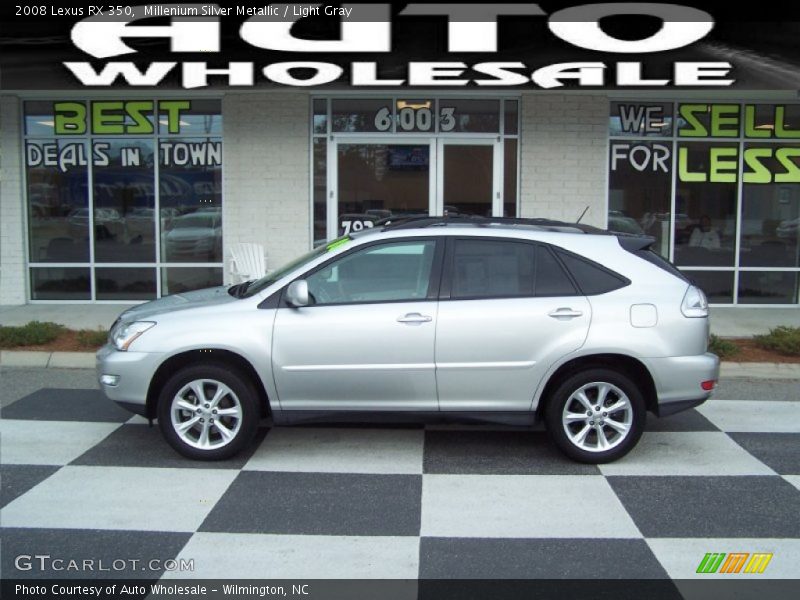 Millenium Silver Metallic / Light Gray 2008 Lexus RX 350