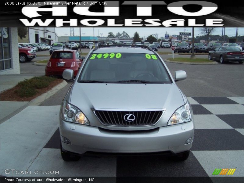 Millenium Silver Metallic / Light Gray 2008 Lexus RX 350