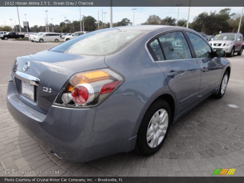 Ocean Gray / Charcoal 2012 Nissan Altima 2.5 S