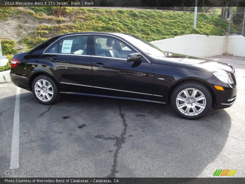 Black / Black 2012 Mercedes-Benz E 350 Sedan