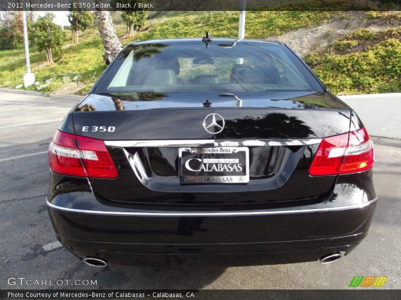 Black / Black 2012 Mercedes-Benz E 350 Sedan