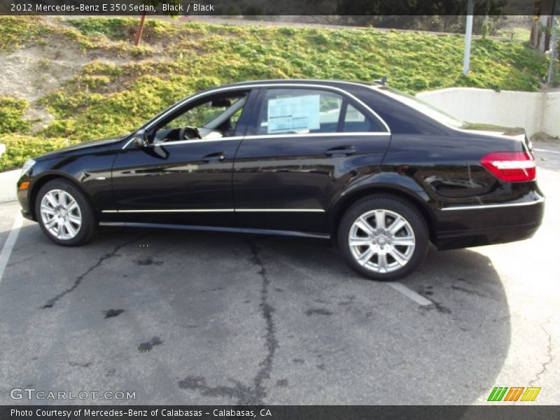 Black / Black 2012 Mercedes-Benz E 350 Sedan