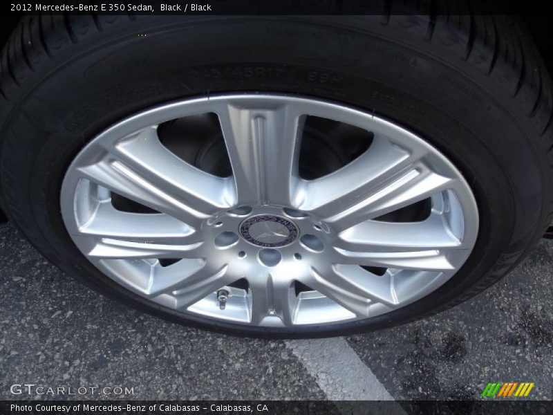 Black / Black 2012 Mercedes-Benz E 350 Sedan