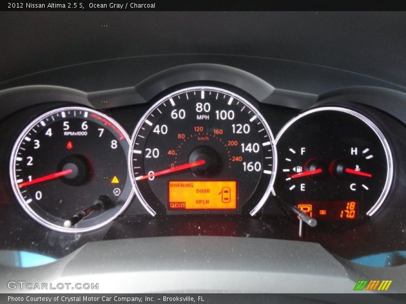 Ocean Gray / Charcoal 2012 Nissan Altima 2.5 S