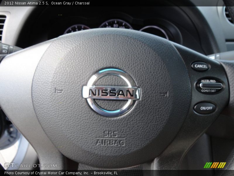 Ocean Gray / Charcoal 2012 Nissan Altima 2.5 S