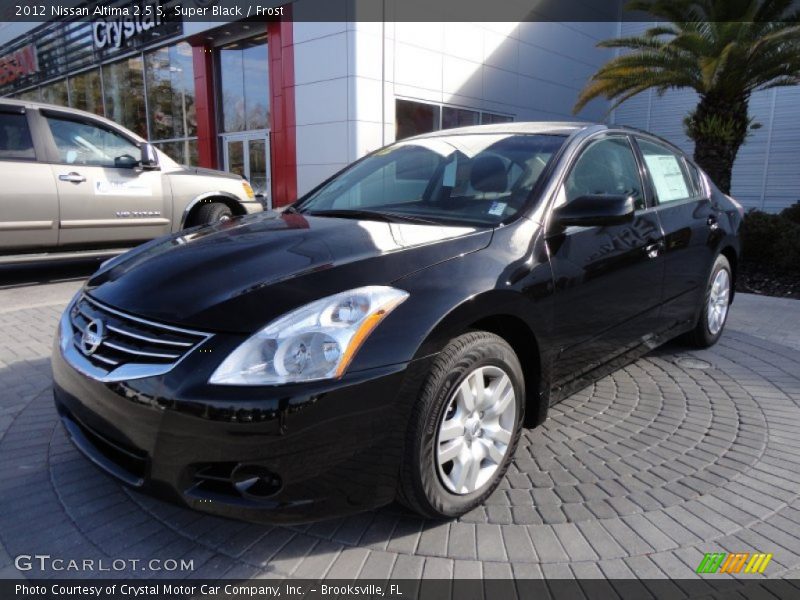 Super Black / Frost 2012 Nissan Altima 2.5 S