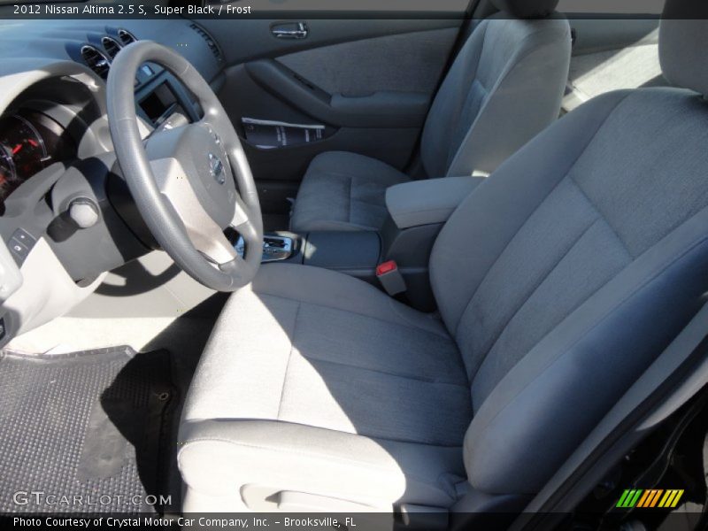 Super Black / Frost 2012 Nissan Altima 2.5 S