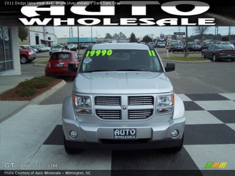 Bright Silver Metallic / Dark Slate Gray 2011 Dodge Nitro Heat 4x4