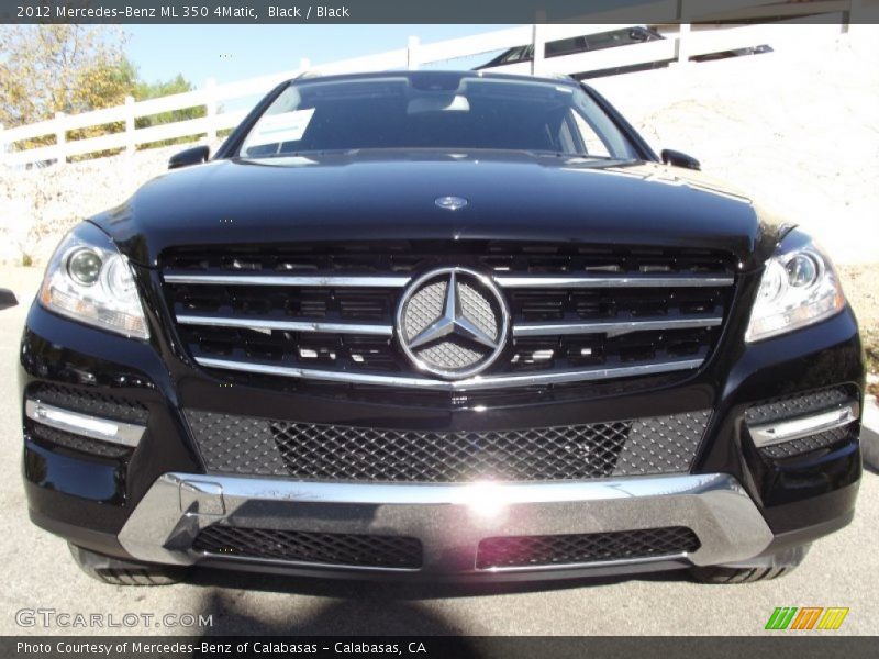Black / Black 2012 Mercedes-Benz ML 350 4Matic