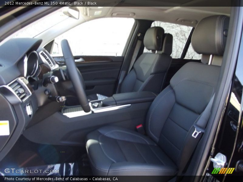 Black / Black 2012 Mercedes-Benz ML 350 4Matic
