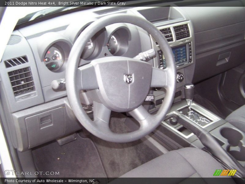 Bright Silver Metallic / Dark Slate Gray 2011 Dodge Nitro Heat 4x4