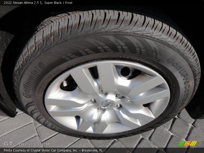 Super Black / Frost 2012 Nissan Altima 2.5 S