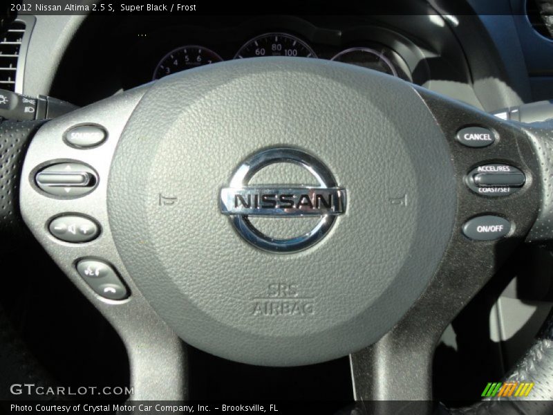Super Black / Frost 2012 Nissan Altima 2.5 S