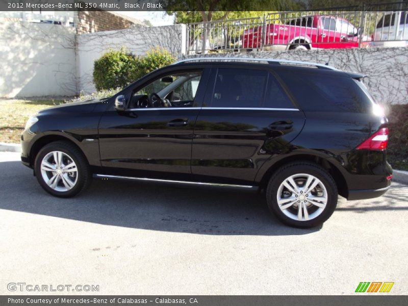 Black / Black 2012 Mercedes-Benz ML 350 4Matic