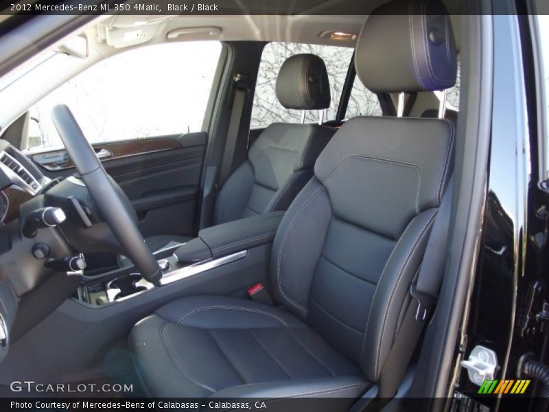 Black / Black 2012 Mercedes-Benz ML 350 4Matic