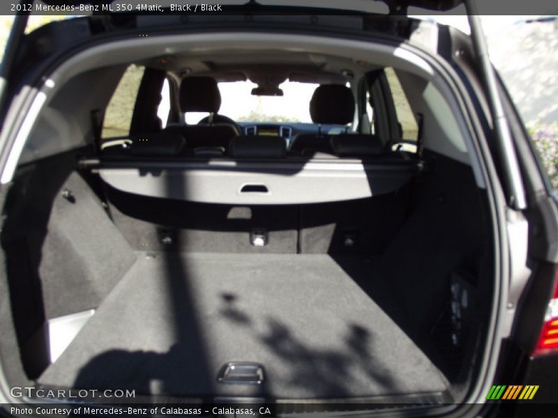 Black / Black 2012 Mercedes-Benz ML 350 4Matic