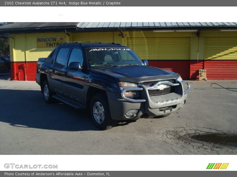 Indigo Blue Metallic / Graphite 2002 Chevrolet Avalanche Z71 4x4