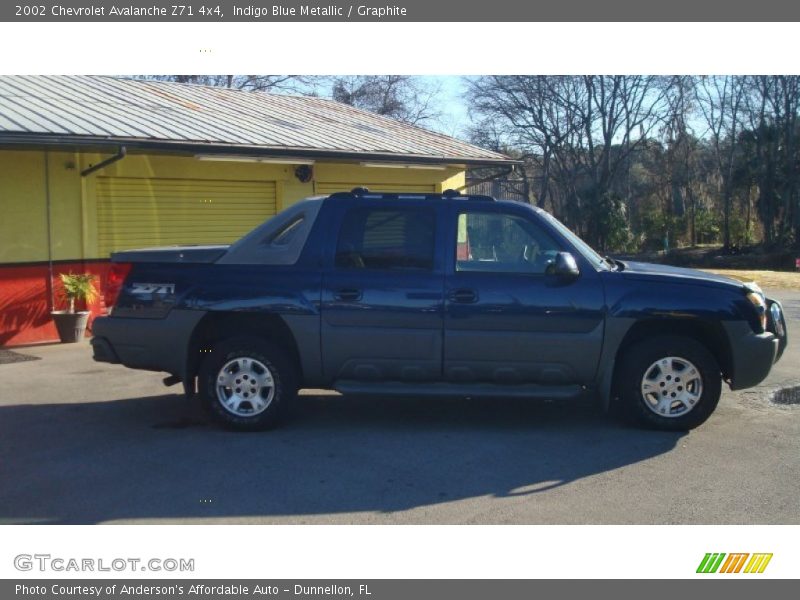 Indigo Blue Metallic / Graphite 2002 Chevrolet Avalanche Z71 4x4