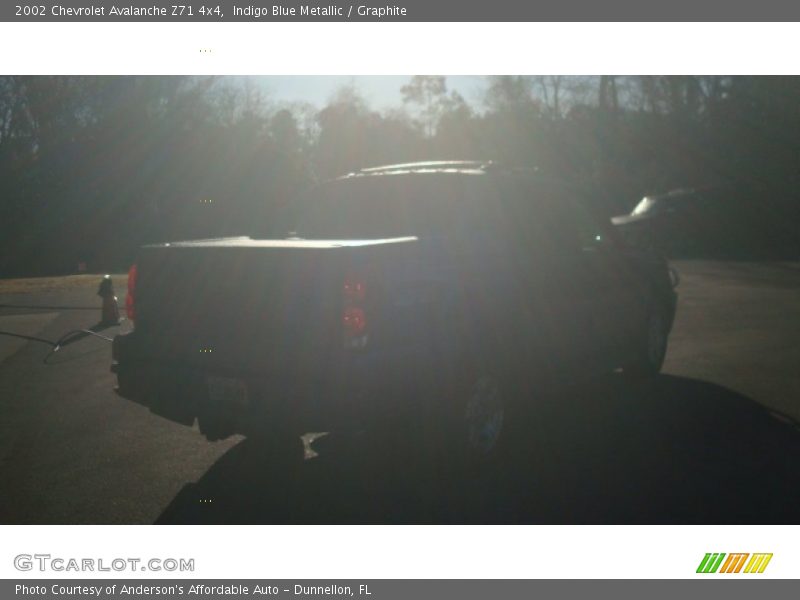 Indigo Blue Metallic / Graphite 2002 Chevrolet Avalanche Z71 4x4