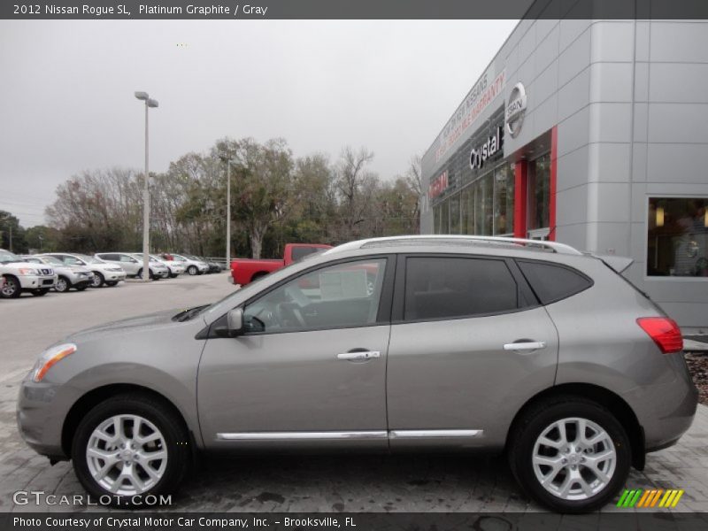 Platinum Graphite / Gray 2012 Nissan Rogue SL