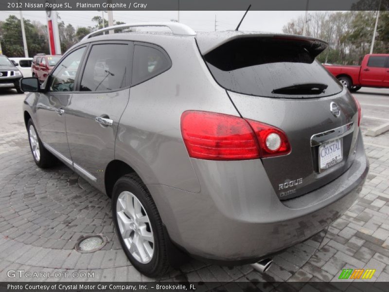 Platinum Graphite / Gray 2012 Nissan Rogue SL